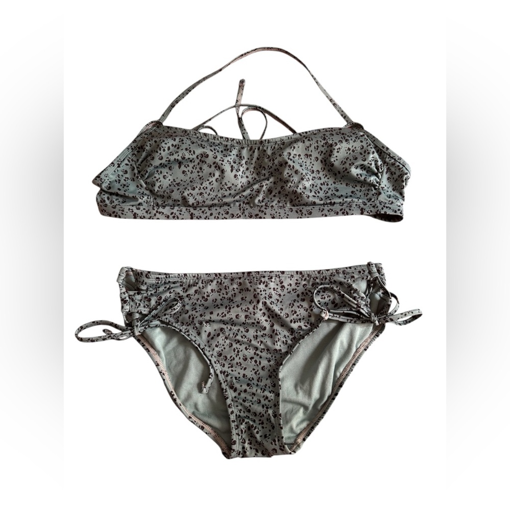 Leopard Print Bikini Set size L
